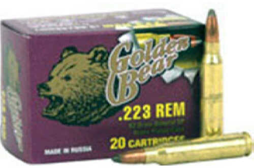 223 Rem 62 Grain Soft Point 20 Rounds BEAR Ammunition 223 Remington